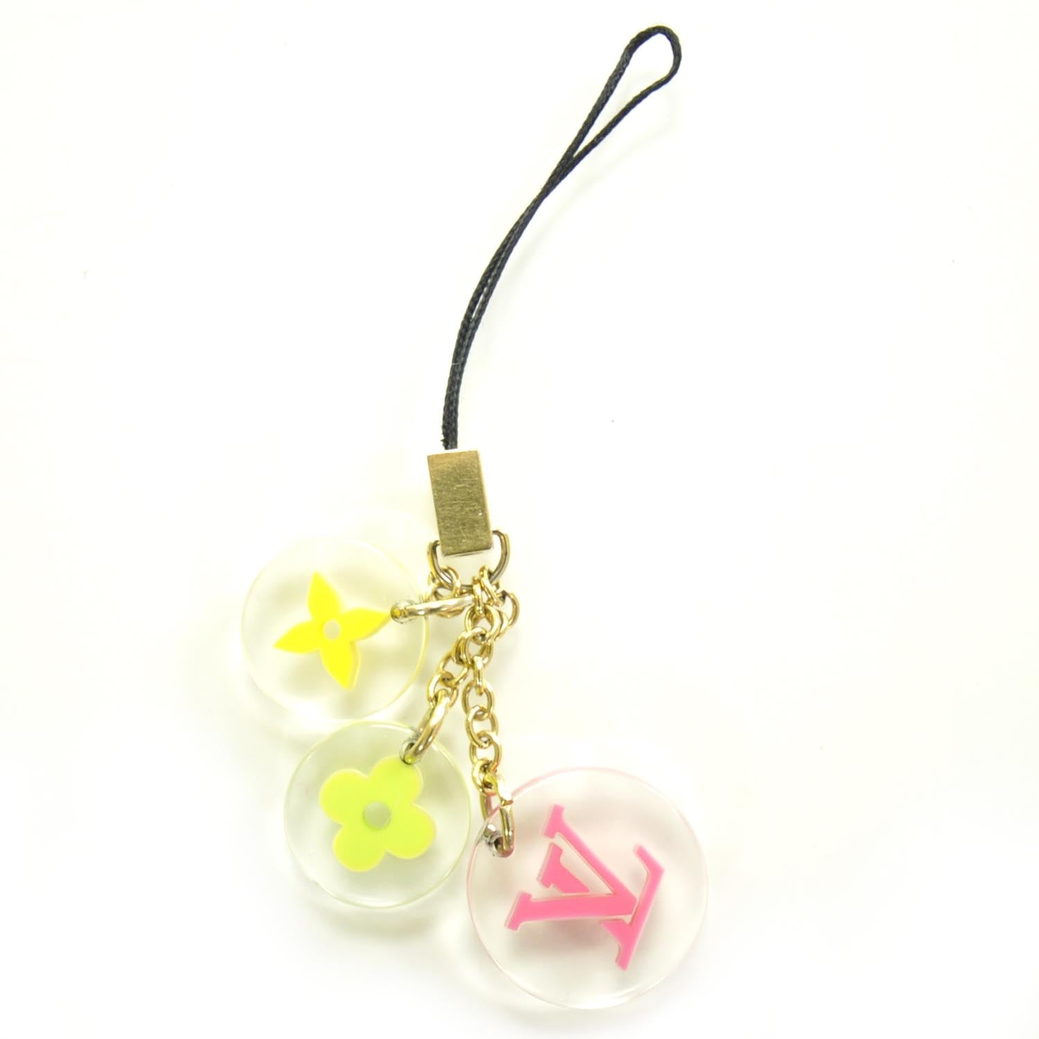 Louis Vuitton Resin Fleurs Phone Charm 1 of 5