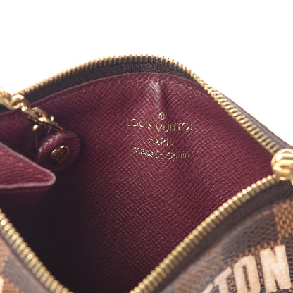 Louis Vuitton Damier Ebene Scribe Affiche Key Pouch 6 of 7