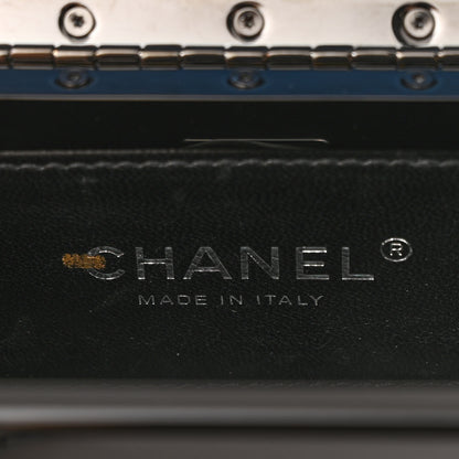 Chanel Plexiglass Plexi Coco Bag Black Blue 6 of 11