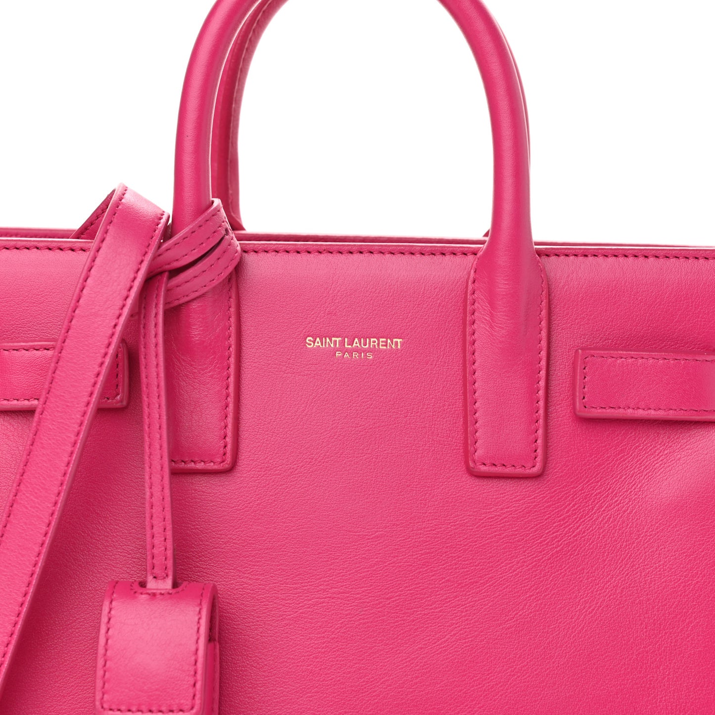 Calfskin Nano Sac De Jour Lipstick Fuchsia