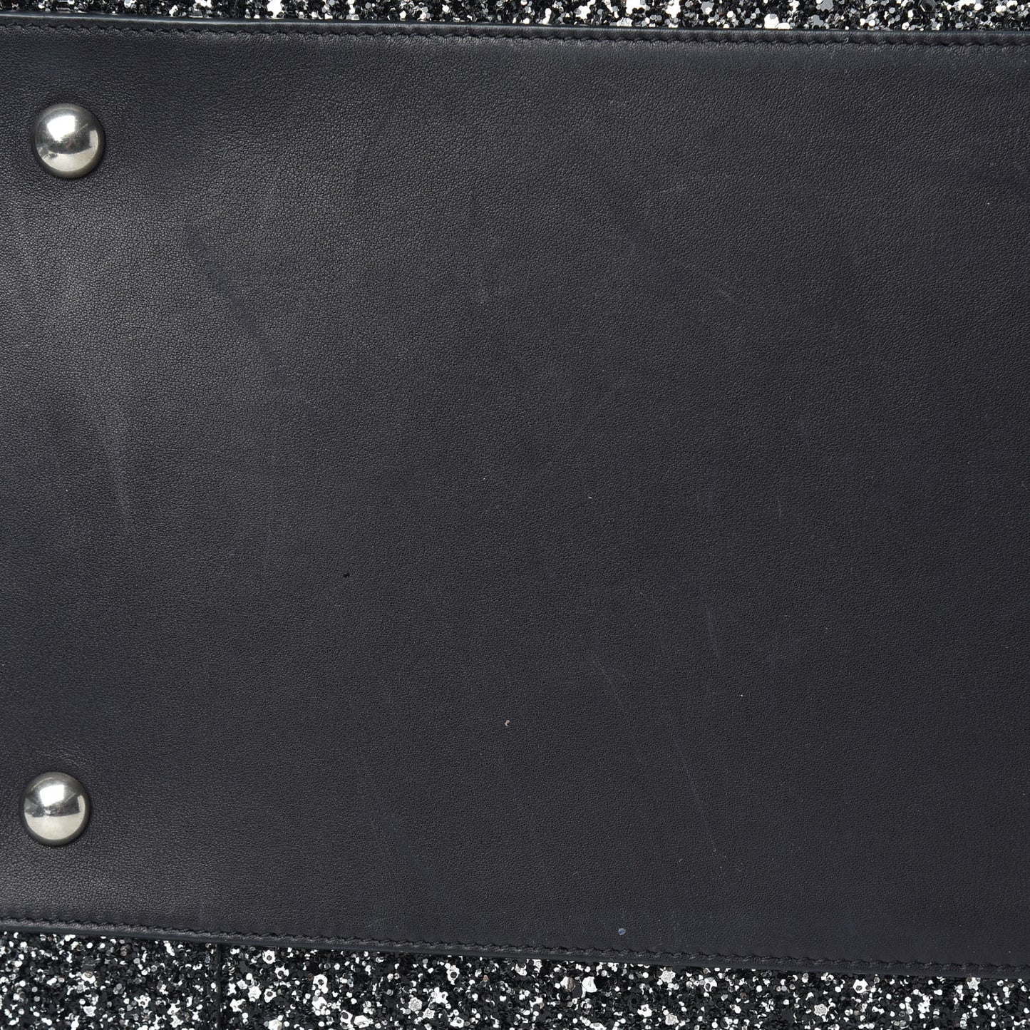 Glitter Canvas City Gym Duffle Bag Black