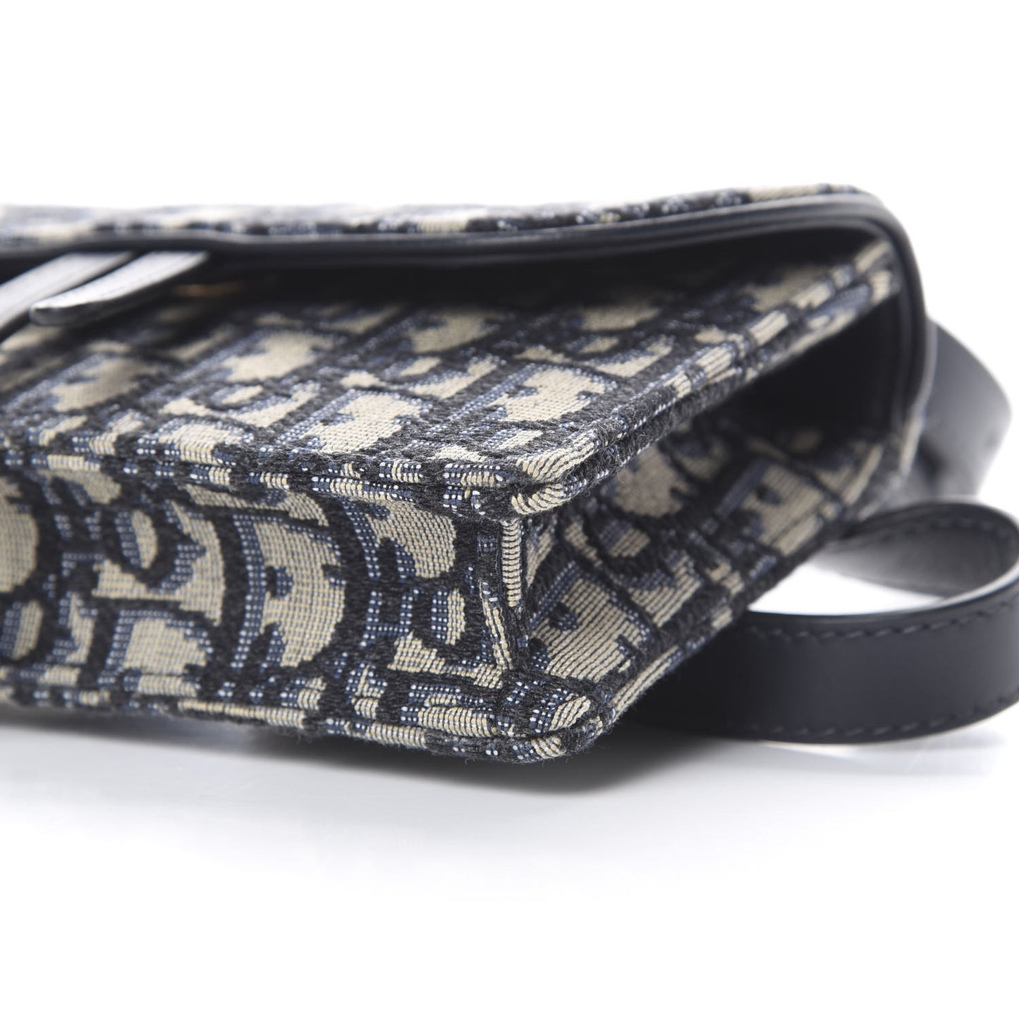Oblique Saddle Belt Bag Blue
