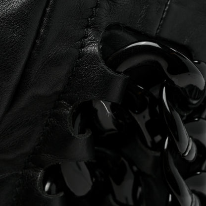 Chanel Calfskin Modern Chain Rhodoid East West Tote Black 17 of 17