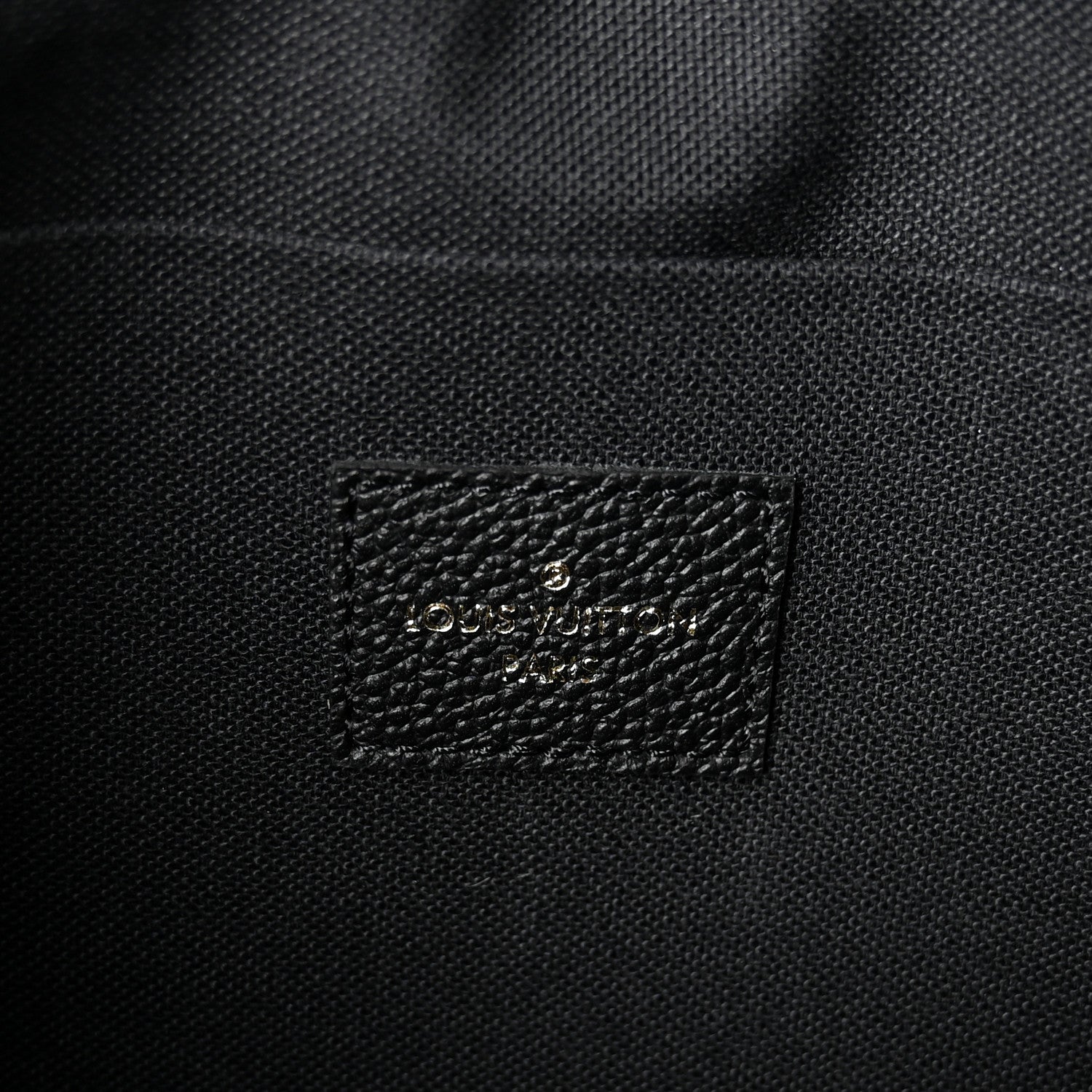Louis Vuitton Empreinte Pochette Felicie Chain Wallet Black 6 of 11