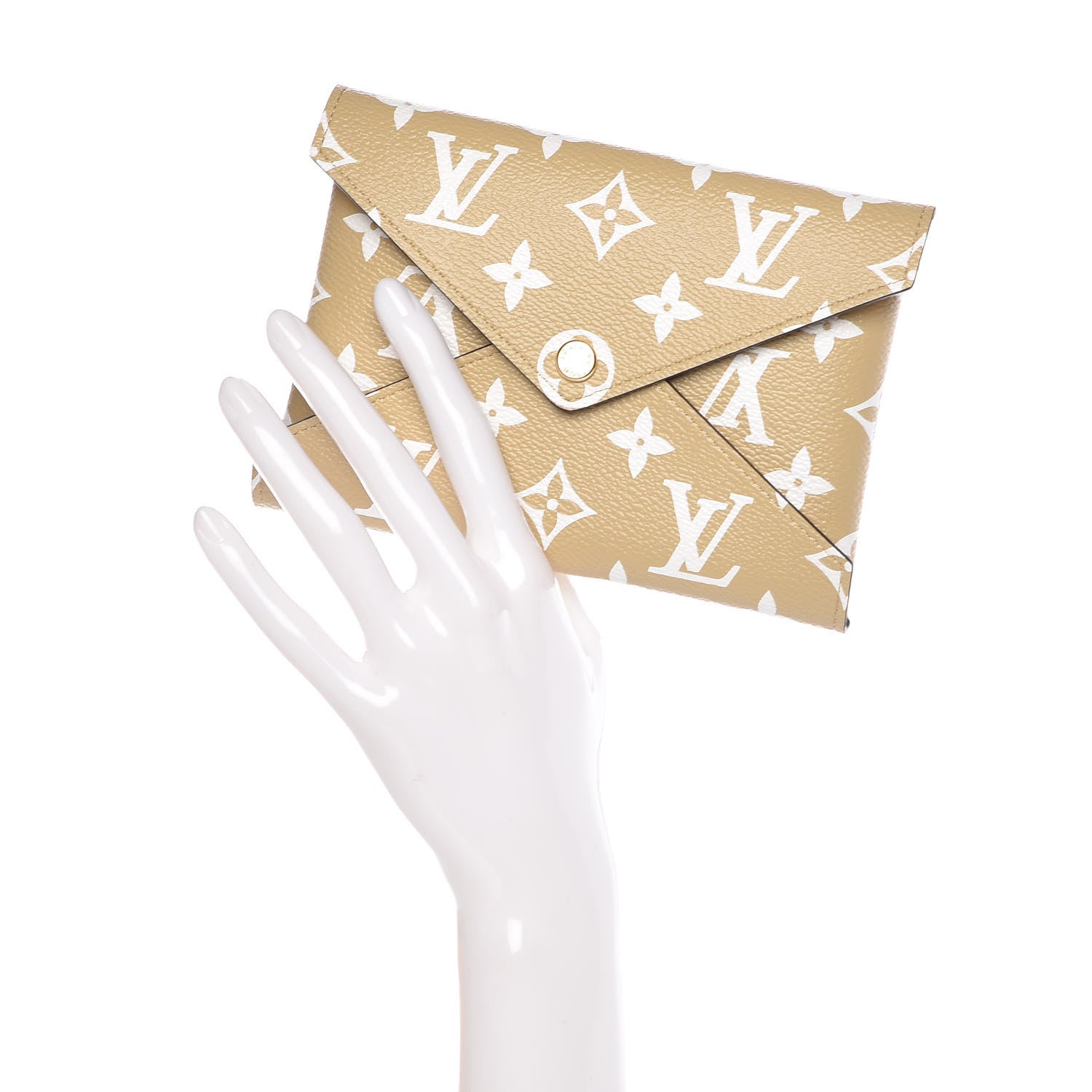 Louis Vuitton Monogram Giant Medium Kirigami Pochette Insert Beige 2 of 10
