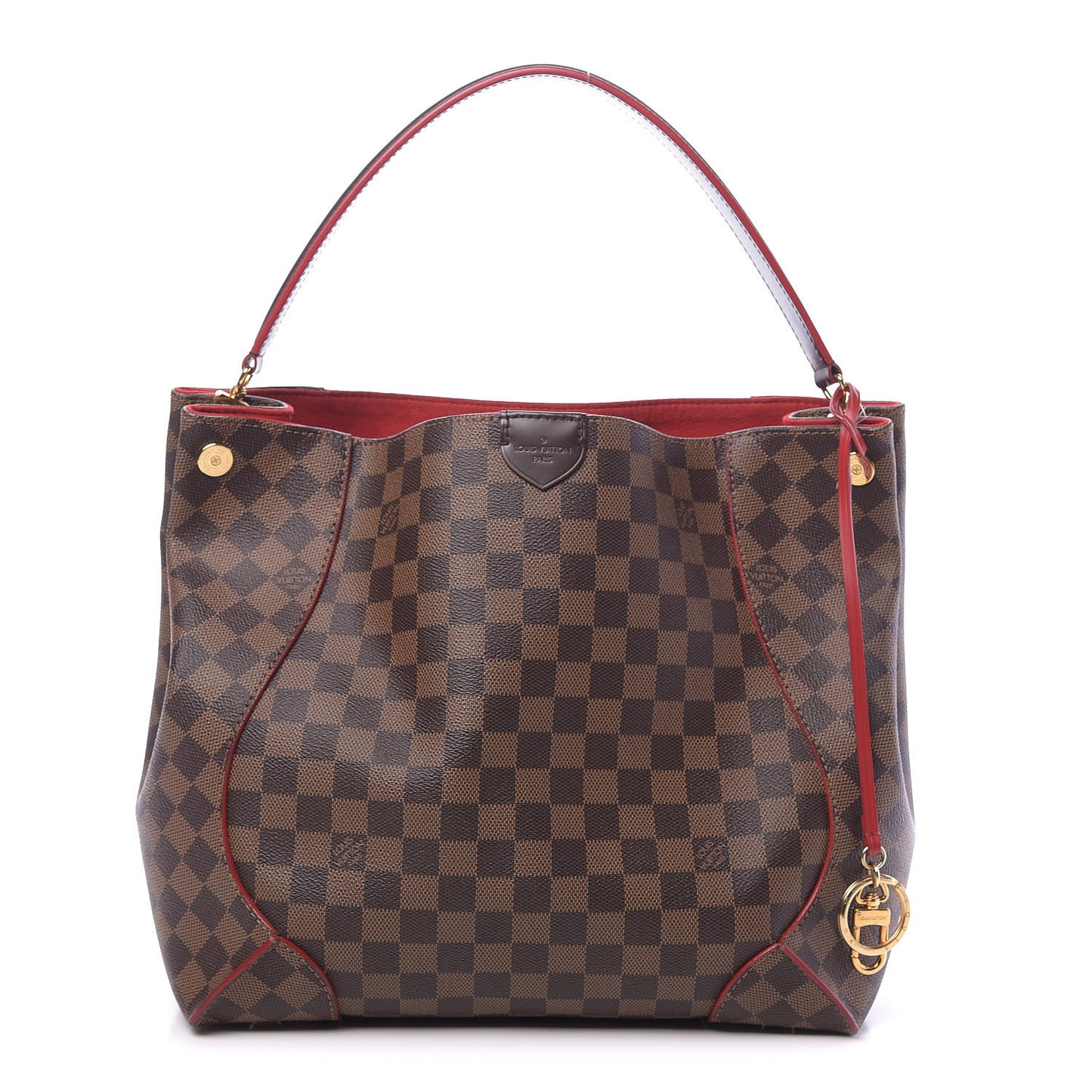 Damier Ebene Caissa Hobo Cherry