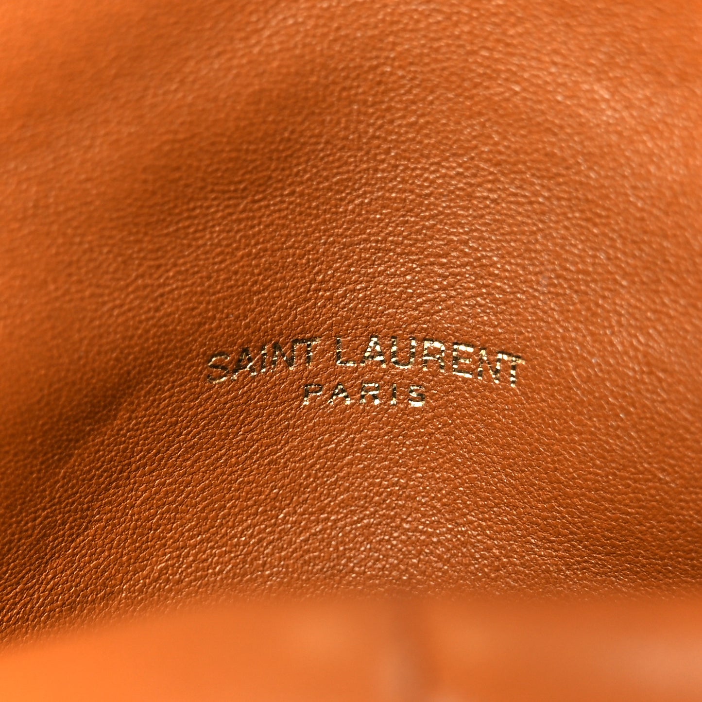Lambskin Quilted Small Loulou Puffer Monogram Chain Satchel Dark Honey