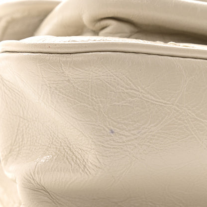Saint Laurent Crinkled Calfskin Matelasse Monogram Baby Niki Chain Satchel Crema Soft 11 of 13