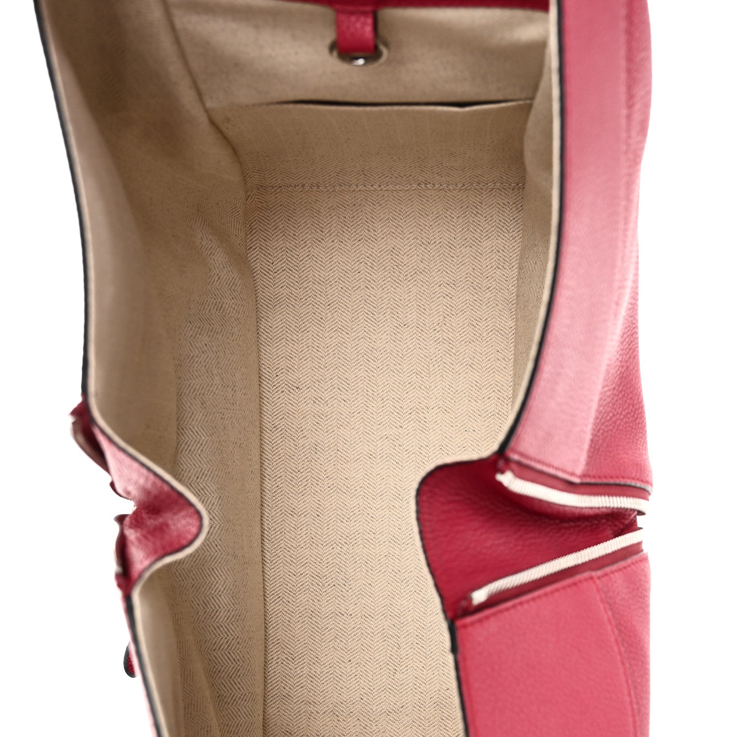 Loewe Grained Calfskin Medium Hammock Shoulder Bag Raspberry 5 of 9