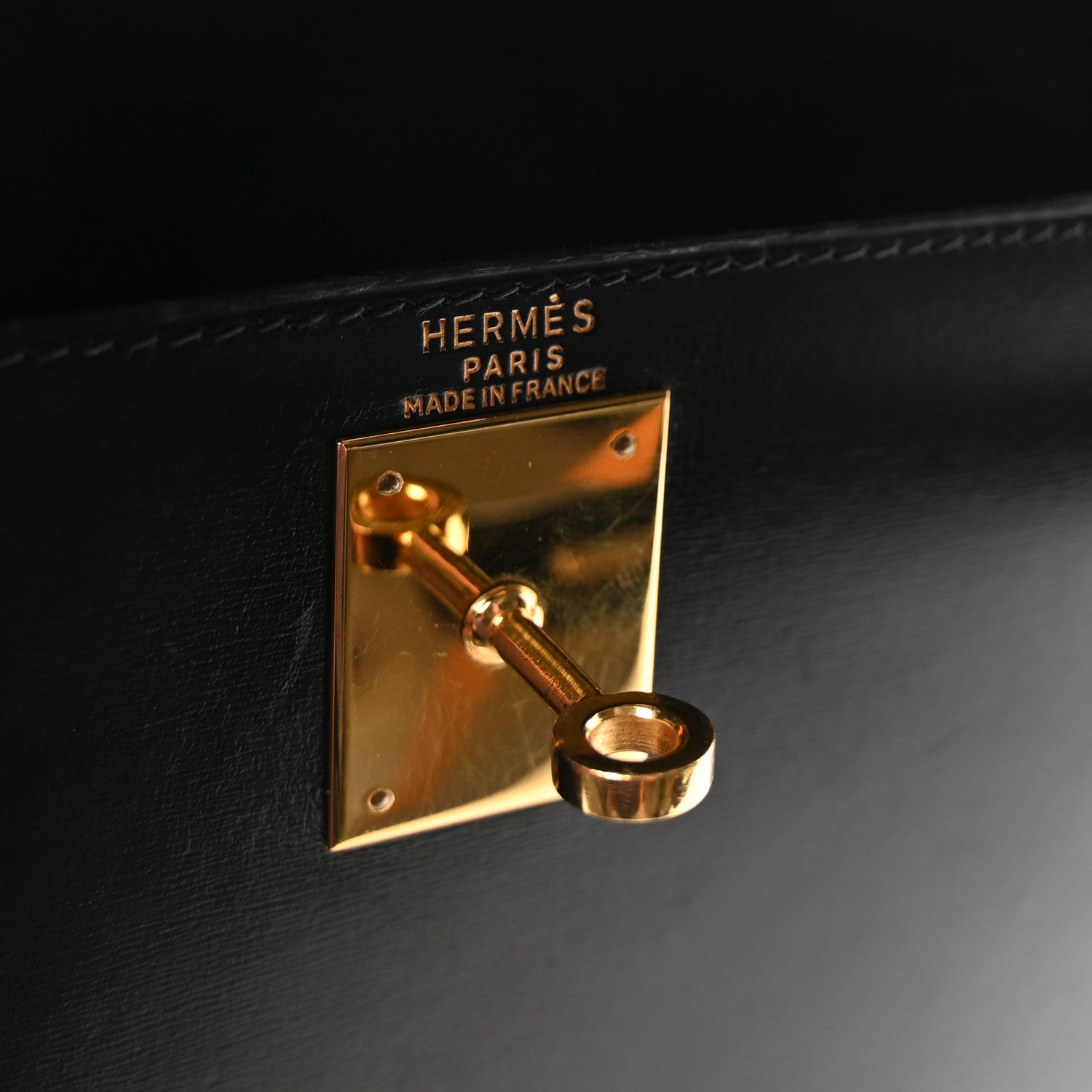 Hermes Box Kelly Sellier 28 Black 6 of 11