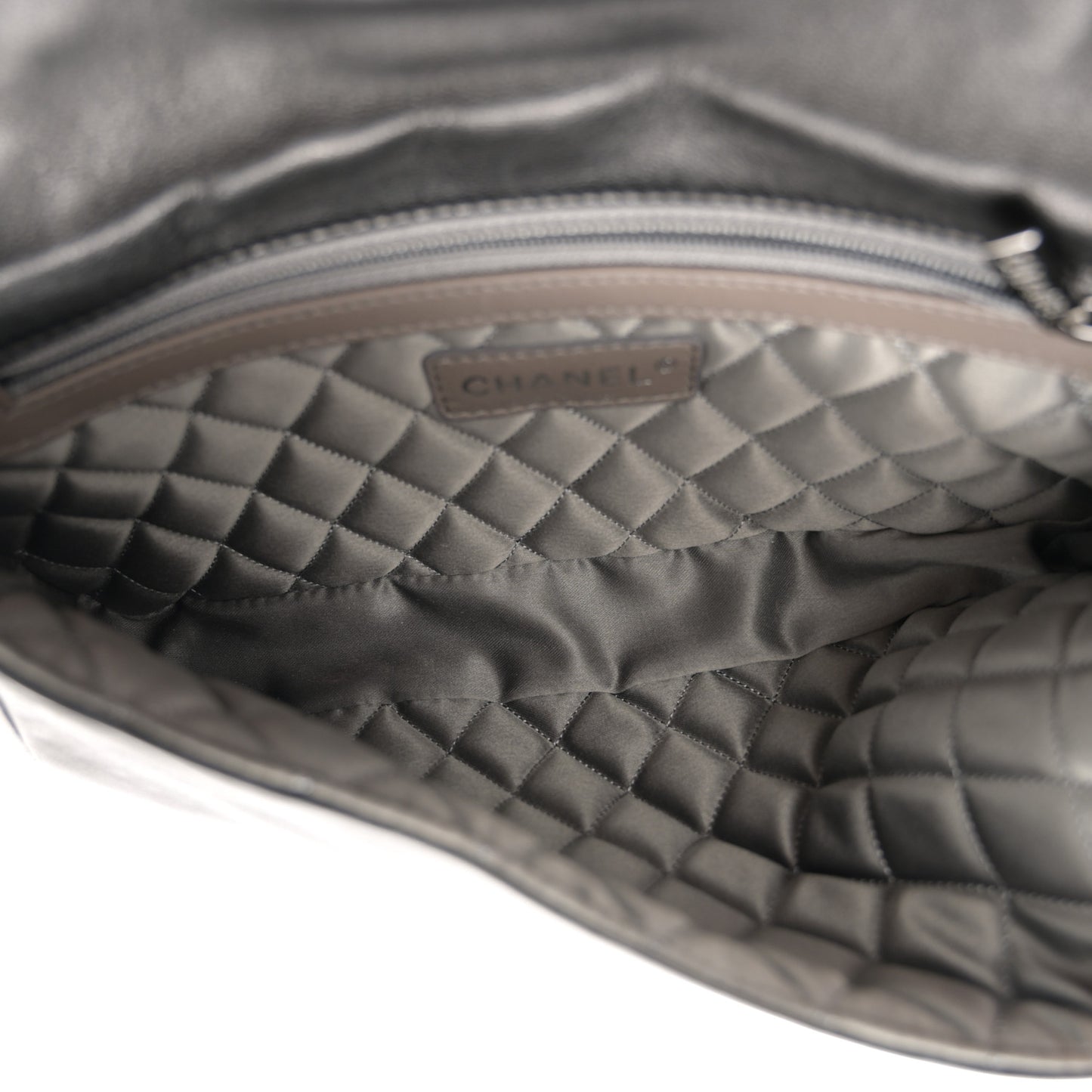 Lambskin Medium Madison Flap Black
