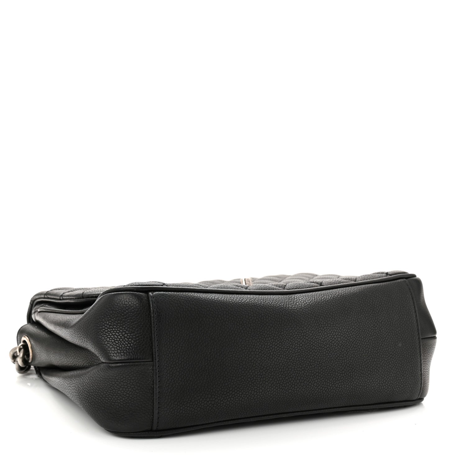 Chanel Caviar Quilted Medium Rock In Rome Single Flap Black 4 of 13