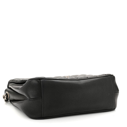 Chanel Caviar Quilted Medium Rock In Rome Single Flap Black 4 of 13