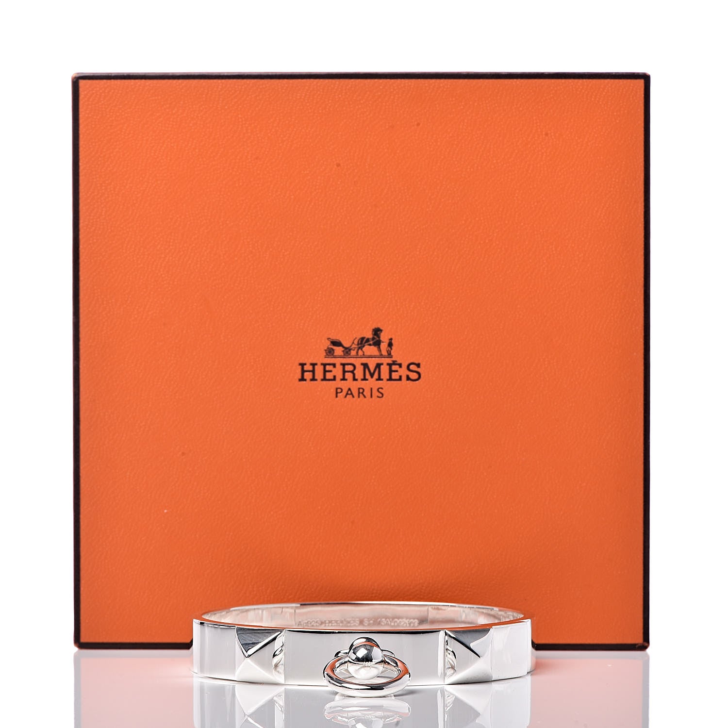 Hermes Sterling Silver PM Collier De Chien Bracelet SH 5 of 5