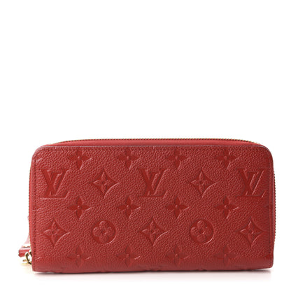 Louis Vuitton Empreinte Zippy Wallet Scarlet 1 of 7