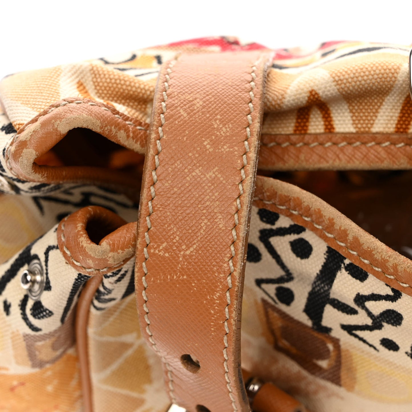 Canvas Canapa Stampata Tote Kaki Venezia