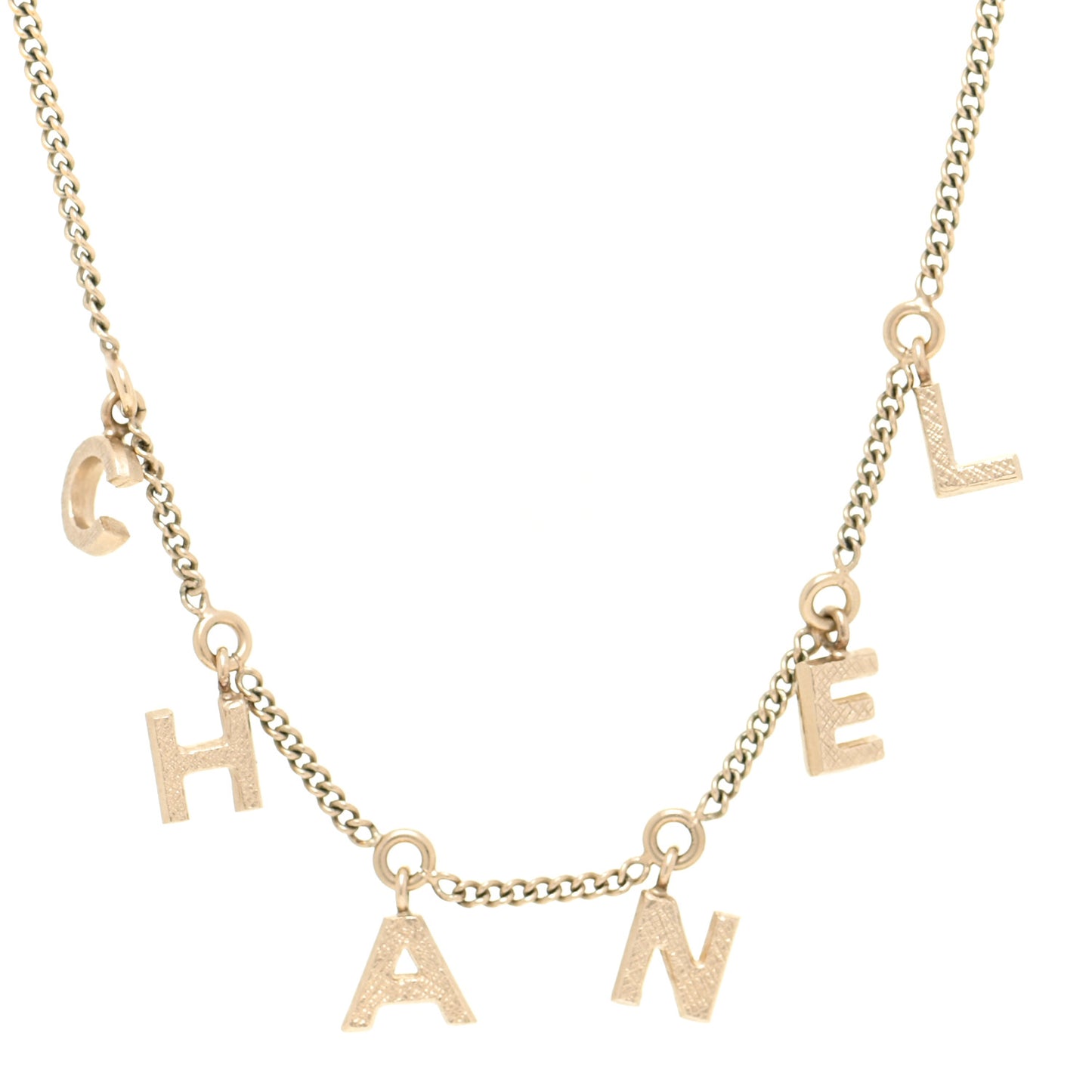 Logo Necklace Gold