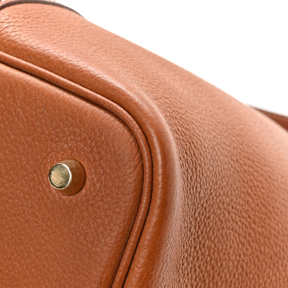 Hermes Taurillon Clemence Picotin Lock 22 MM Fauve 12 of 13