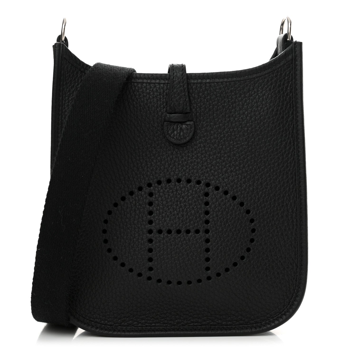 Hermes Taurillon Clemence Evelyne TPM Black 1 of 13