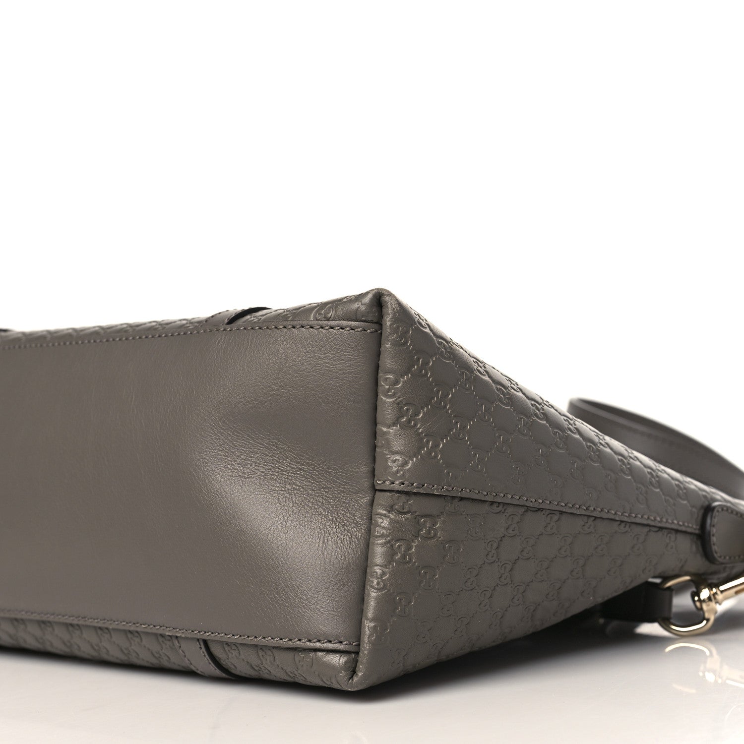 Gucci Soft Microguccissima Small Zippered Satchel Loess 9 of 9