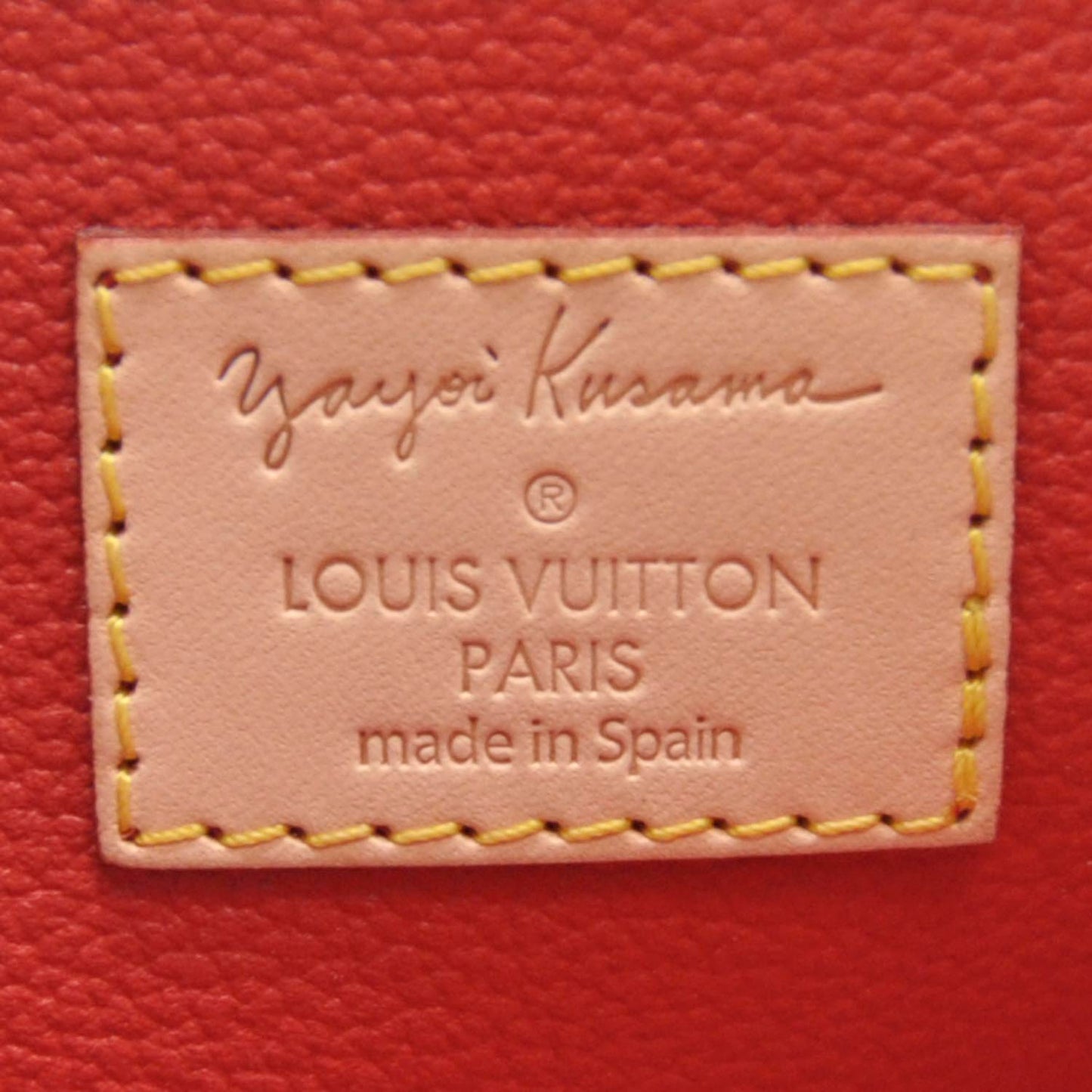 Monogram Kusama Pumpkin Dots Cosmetic Pouch Red