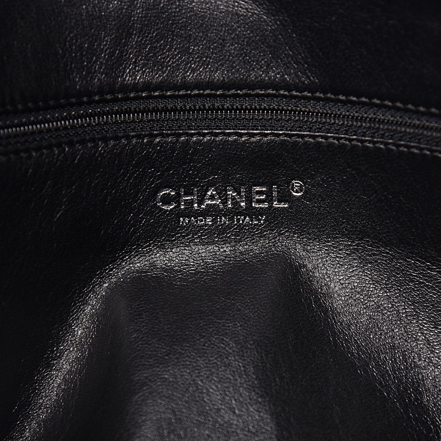 Caviar Quilted Large CC Timeless Bowler Black
