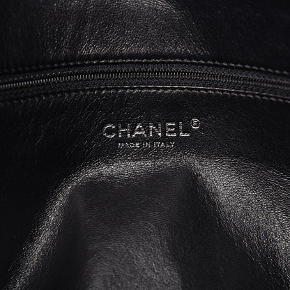 Chanel Caviar Quilted Large CC Timeless Bowler Black 7 of 12