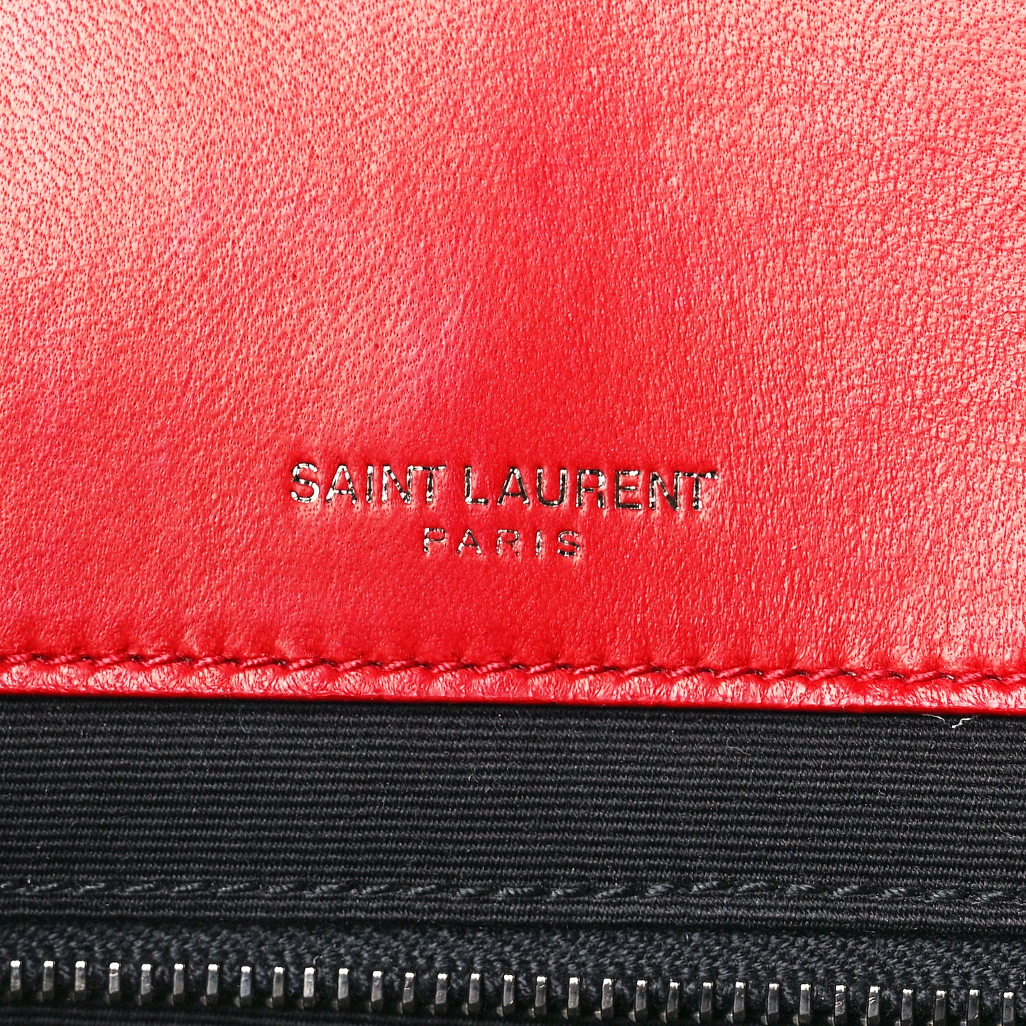 Lambskin Patchwork Monogram Medium Jamie Red