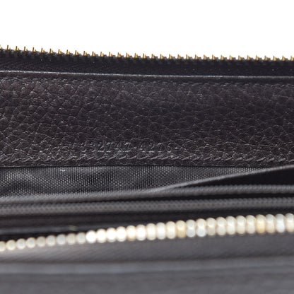 Gucci Pebbled Calfskin Donna Long Wallet Grey Field 7 of 9