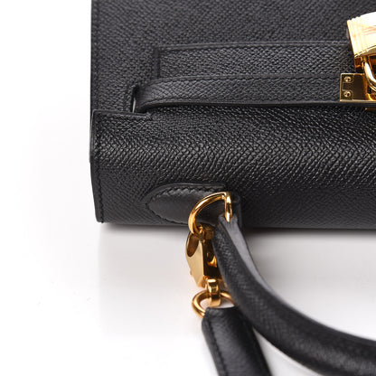 Hermes Epsom Kelly Sellier 25 Black 22 of 52