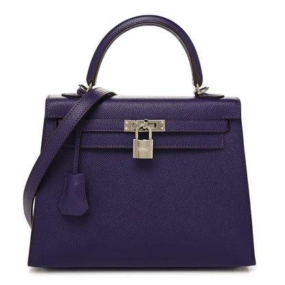 Hermes Epsom Kelly Sellier 25 Iris 1 of 12