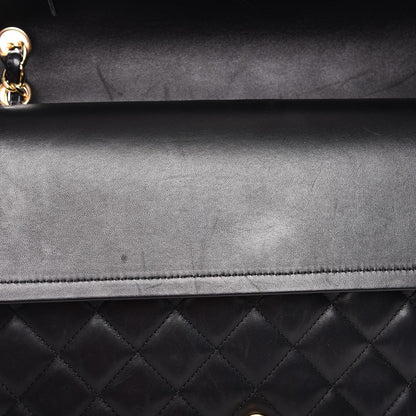 Chanel Lambskin Quilted Maxi Double Flap Black 11 of 15