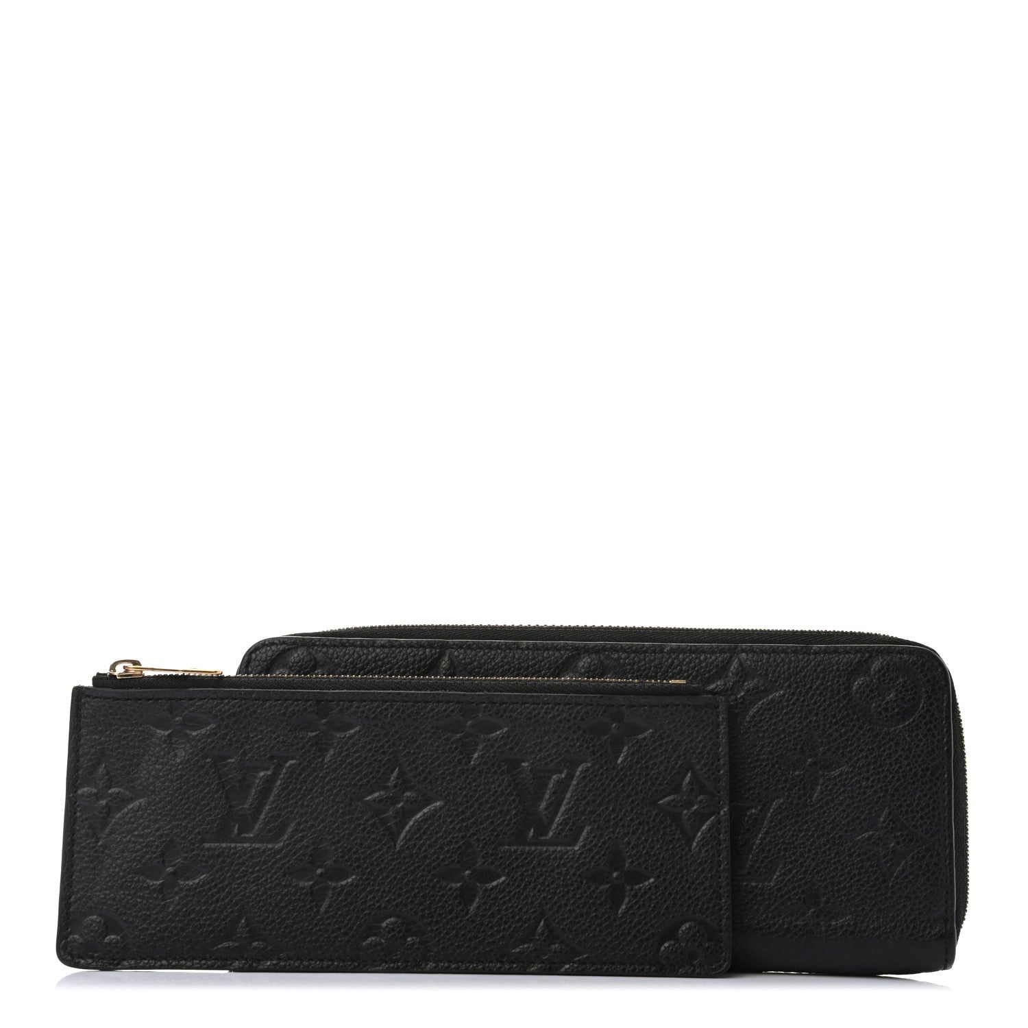 Louis Vuitton Empreinte Clemence Wallet Black 3 of 8