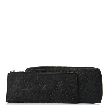 Louis Vuitton Empreinte Clemence Wallet Black 3 of 8