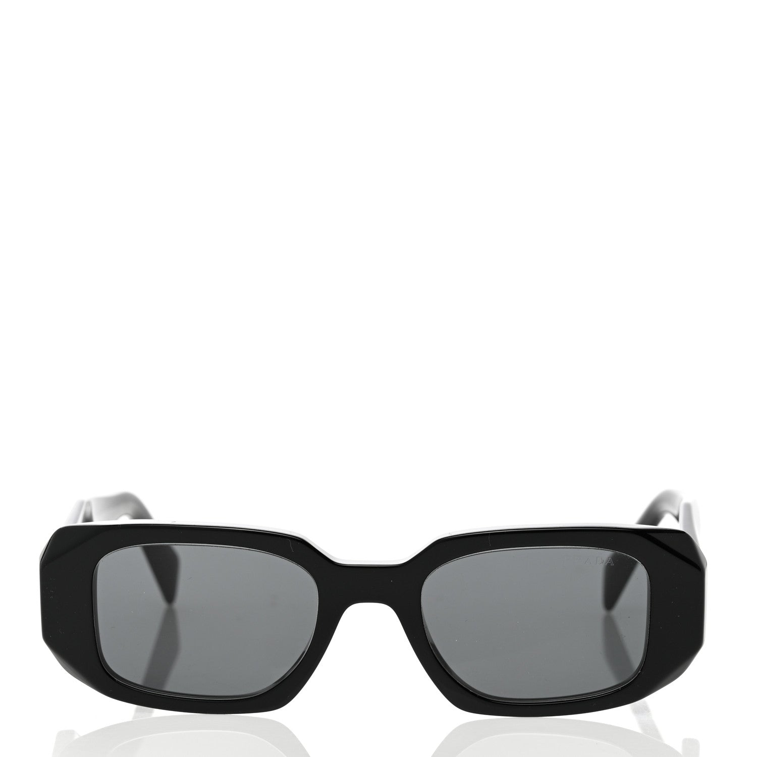 Prada Acetate Symbole Sunglasses SPR 17W Black 2 of 8