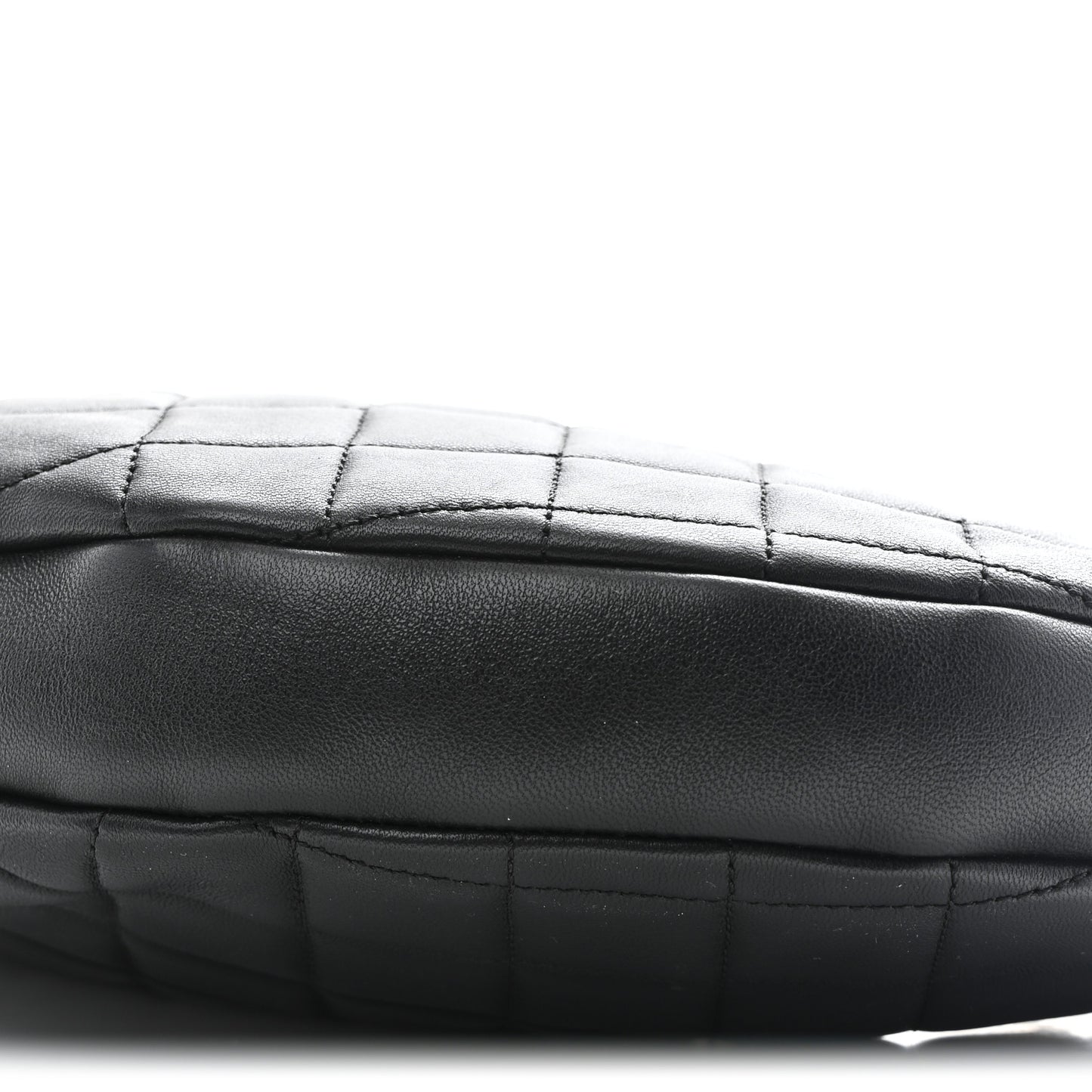Lambskin Quilted All About Chains Hobo Black
