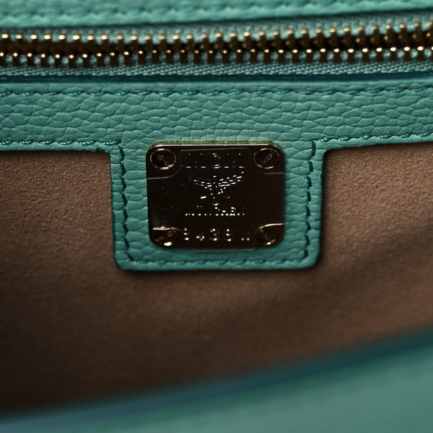 Grained Calfskin Small Studded Patricia Satchel Mint