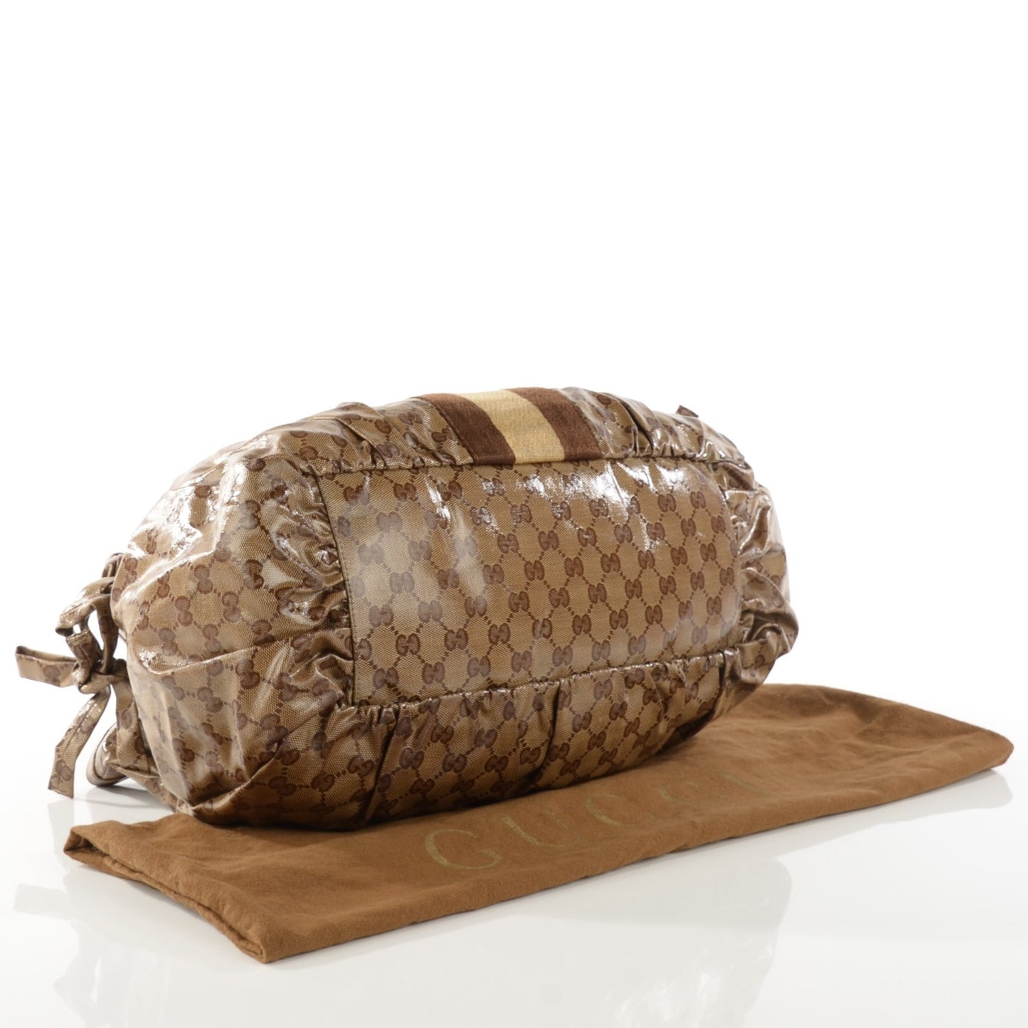 Crystal Monogram Medium Web Tote