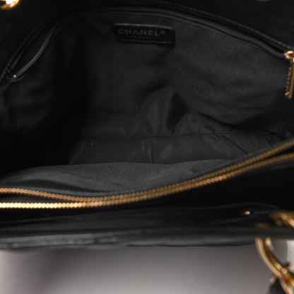 Chanel Caviar Quilted Grand Shopping Tote GST Black 5 of 12