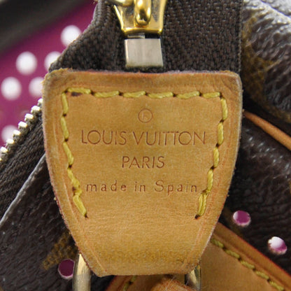 Louis Vuitton Monogram Perforated Pochette Accessories Bag Fuchsia 8 of 9