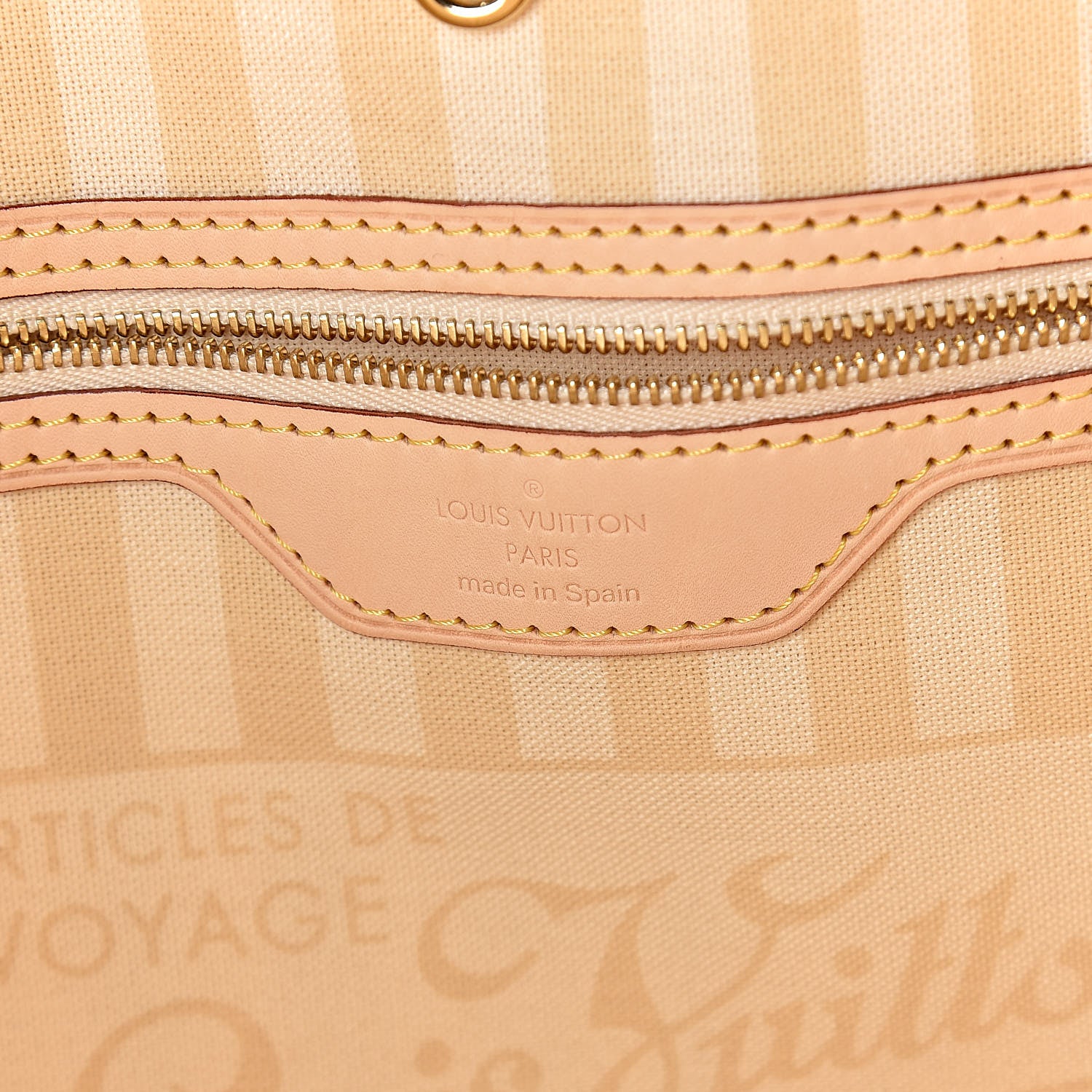 Louis Vuitton Monogram Rayures Neverfull MM 6 of 10