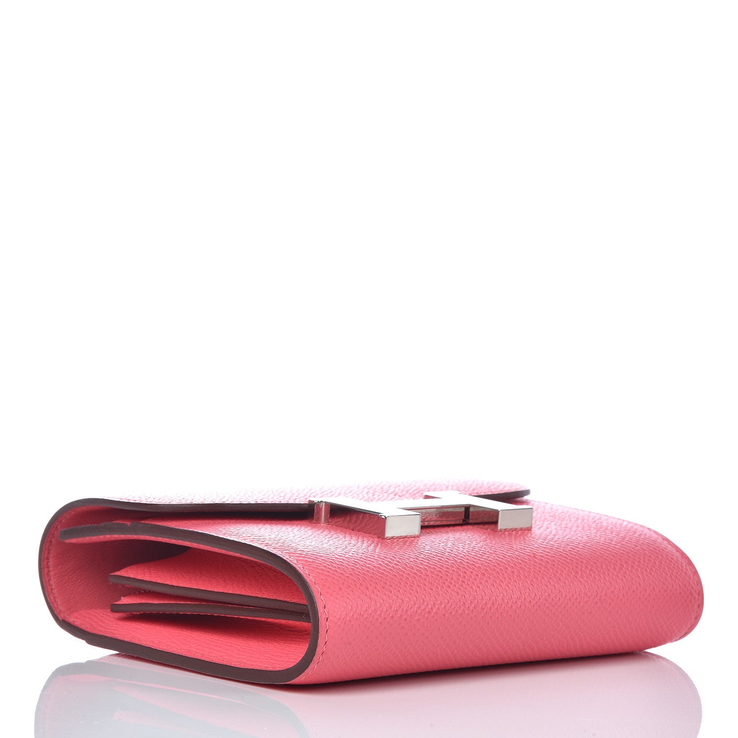 Hermes Epsom Constance Short Wallet Rose Azalee 4 of 11