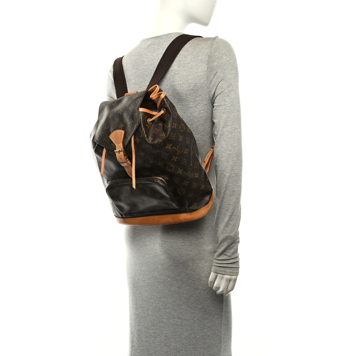Louis Vuitton Monogram Montsouris GM Backpack 2 of 11