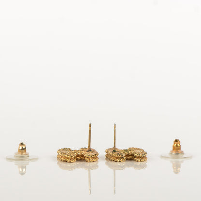 Chanel CC Earrings Gold 6 of 6