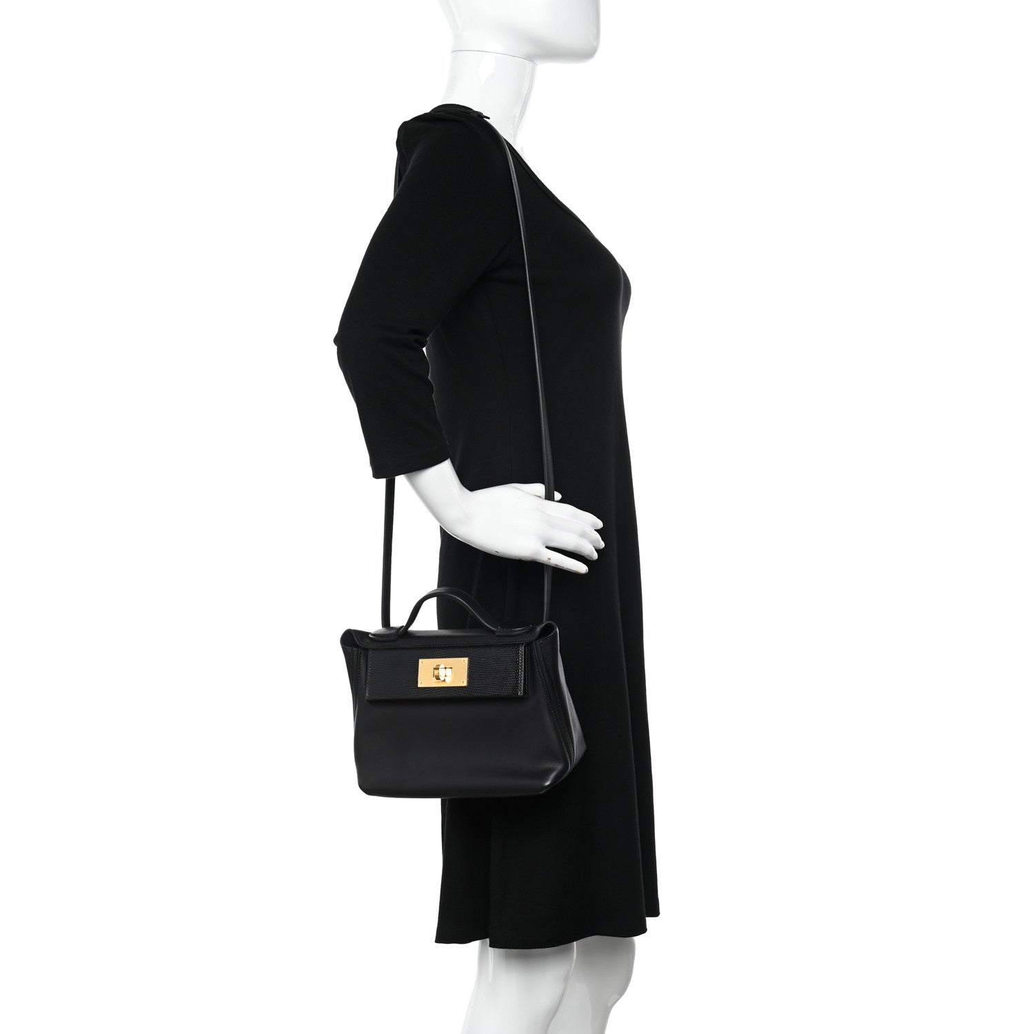 Hermes Volupto Lizard Touch 24/24 21 Black 2 of 11