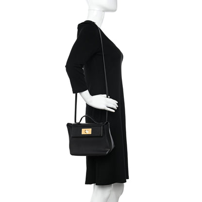 Hermes Volupto Lizard Touch 24/24 21 Black 2 of 11