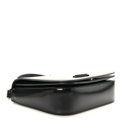 Prada Spazzolato Flap Shoulder Bag Black 4 of 8