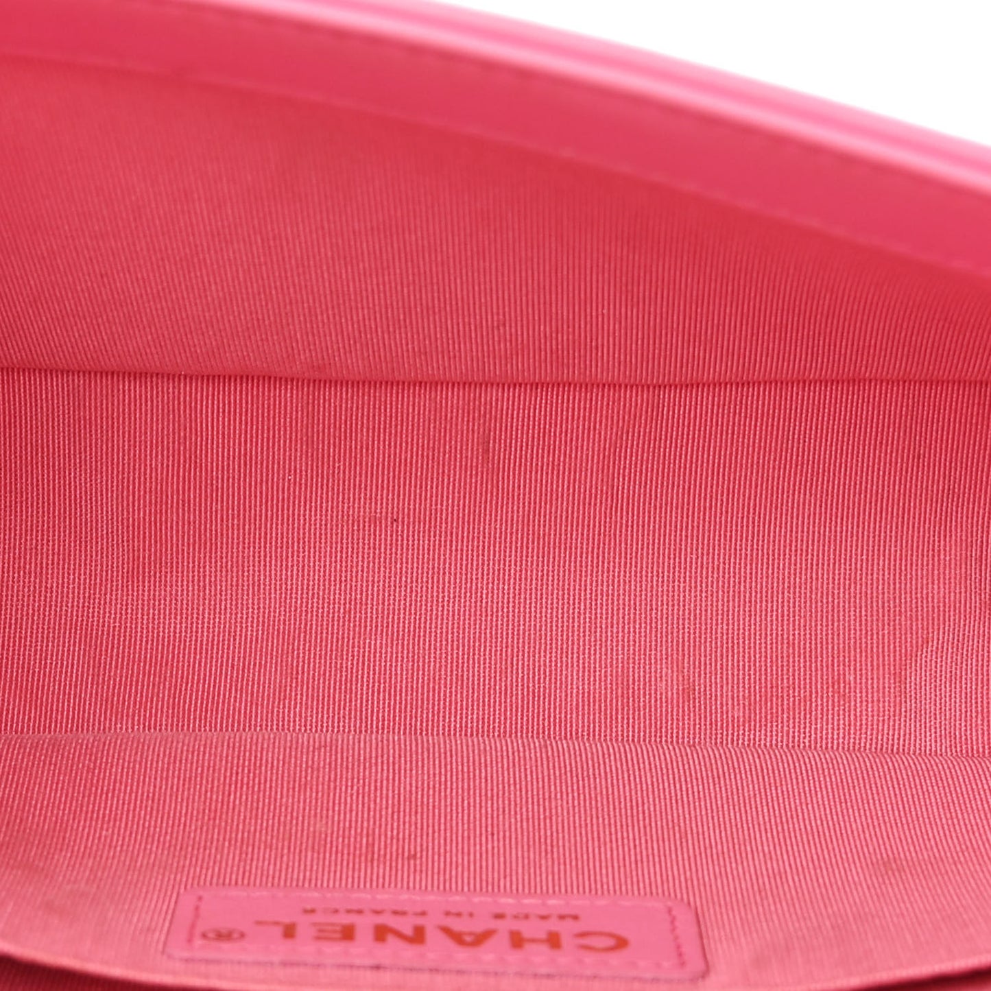 Calfskin Quilted Small Boy Flap Pink