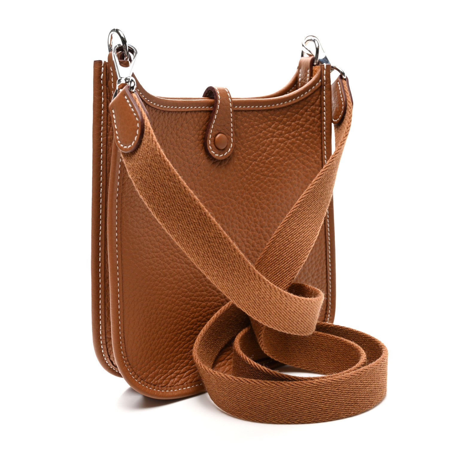 Hermes Taurillon Clemence Evelyne TPM Gold 3 of 10