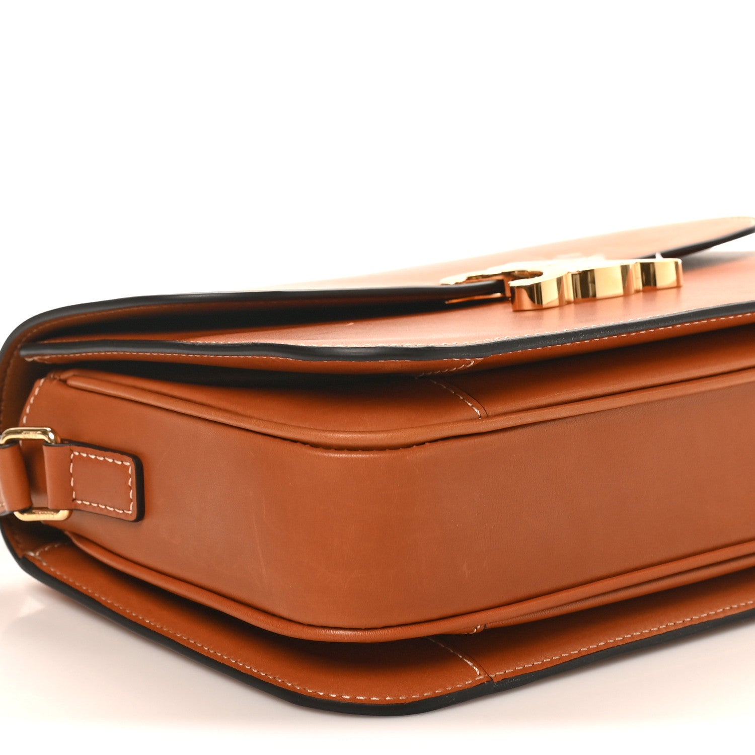 Celine Natural Calfskin Medium Triomphe Tan 7 of 9